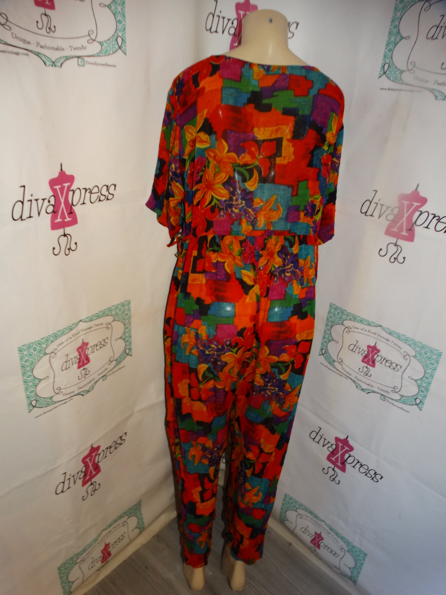 Vitnage LA Cera Colorful Romper Size 1x