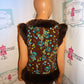 Vintage Sooki Des La Brown Faux Fur Vest Size S