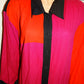 Vintage Liz Clairborne Orange/Pink Colorful Dress Size 1x