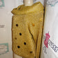 Vintage Spree International Gold Shingle Sweater Size 1x