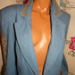 Vintage Jean /Gold Detail Blazer Size L