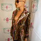 Vintage Leopard Pink Jacket Size S