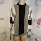 Vintage Purity Black/White/Gray Sweater Size XL