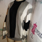 Vintage Purity Black/White/Gray Sweater Size XL