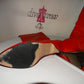 Vintage Red Leather Boots Size 8