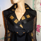 Vintage J Harris Black/Gold Dress Size M