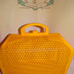 Vintage Yellow Box Speedy Style  PUrse SIze XL