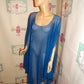 Vintage Royal Blue CoverUp  Size 1 Size Fits All