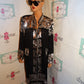 Vintage Romans Sequins Long Jacket Size XL