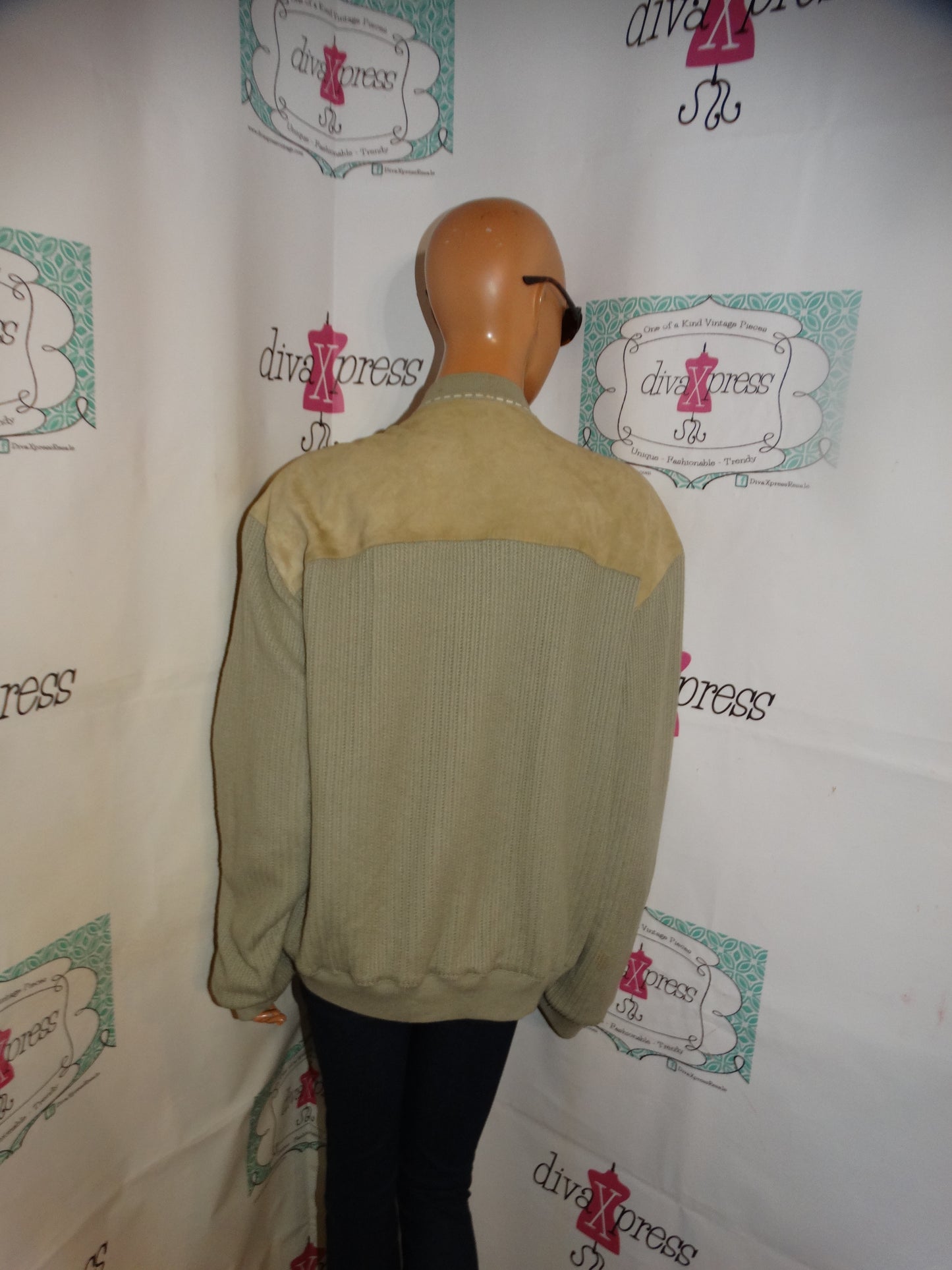 Vintage Von EHR Suede Cardigan Size L