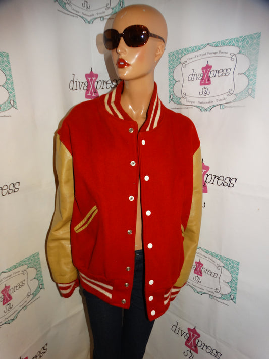 Vintage KAYE Bros Wool Lather Jacket Size 1x