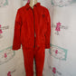 Vintage GG Red Suede 2 Piece Pants Set Size M