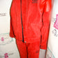 Vintage GG Red Suede 2 Piece Pants Set Size M