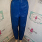 Vintage Leather Club Royal Blue Leather Pants Size 1x