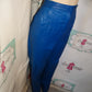 Vintage Leather Club Royal Blue Leather Pants Size 1x