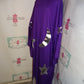 Vintage Purple/Silver Batwing Dress Size 2x