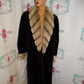 Vintage Monterey Fashions Black/Gray Faux Fur Size 2x