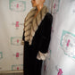 Vintage Monterey Fashions Black/Gray Faux Fur Size 2x