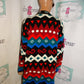 Vitnage Keren Colorful Sweater /Throw Size 2x