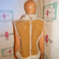 Vintage Overland Suede Authentic Fox Fur Lined Vest Size M