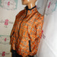 Vintge AVon Brown/Black Bomber Jacket Size 1x