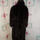Vintage Monterey Fashions Brown Faux Fur Long Coat Size 3x