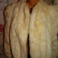 Vintage Olympia White Faux Fur coat Size L