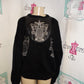 Vintage MArk Elliot Leather PATch Sweater Size 2x