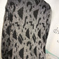 Vintage Silver and Black Sweater Size L
