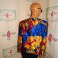 Vintage Sang Am Blue Hat Blazer Size M