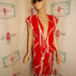 Vintage Red/White 2 Piece Skirt Size M