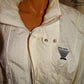Vintage Pierre Cardin White Bomber Jacket Size M