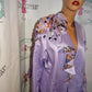 Vintage Lousie Ricca Lavader BEaded Shoulder Blazer Size 1x