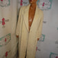 Vintage Perlette Cream Wool Coat Size 1x