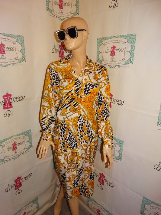 Vintage Maggie Boutique Chain Dress Size M