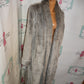 Vintage Dennis Bresso Gray Faux Fur Coat Size 1x