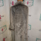 Vintage Dennis Bresso Gray Faux Fur Coat Size 1x