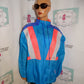 Vintage ReeBok Blue Pink/White Jacket Size L