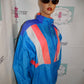 Vintage ReeBok Blue Pink/White Jacket Size L