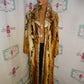 Vintage Pamela McCoy Brown/Black Cream Faux Fur Coat Size 3x