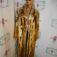 Vintage Pamela McCoy Brown/Black Cream Faux Fur Coat Size 3x