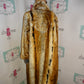 Vintage Pamela McCoy Brown/Black Cream Faux Fur Coat Size 3x