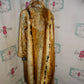 Vintage Pamela McCoy Brown/Black Cream Faux Fur Coat Size 3x
