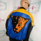 Vintage Michael Hoban Royal Blue Tiger Face Coat Size 1x