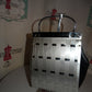 VINTAGE XL Silver Metal Purse