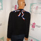 Vitnage Michael Simon Black Paris sweater Size L