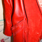 Vintage Pelle Red Leather Jacket Size L-XL