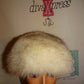 Vintage White Authentic Fox Hat