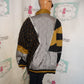 Vintage Venezia Silver Gold Bomber Jacket Size 3x