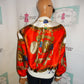 Vintage Nicole J White V style Jacket Size L